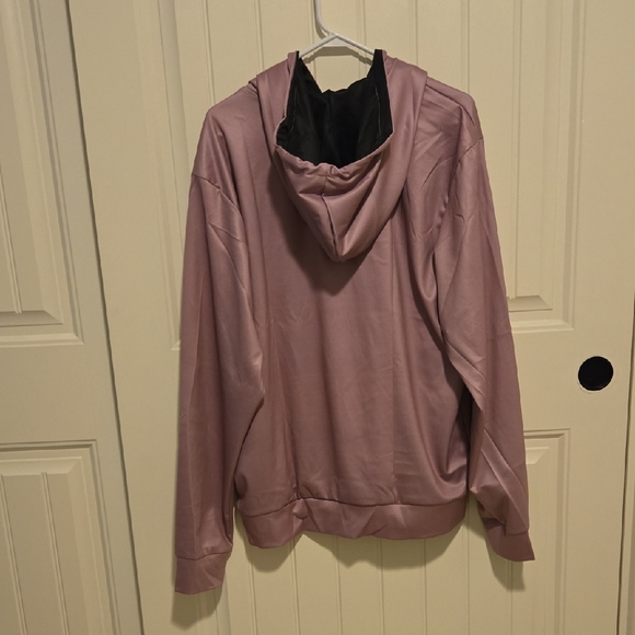 Pink, Silky-feeling Hoodie - Picture 2 of 9